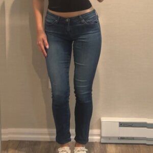 AG Size 25 Slim Straight Dark Wash Jeans